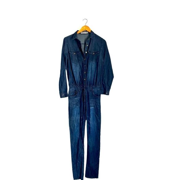 Judy Blue Denim Jumpsuit - Picture 3 of 5